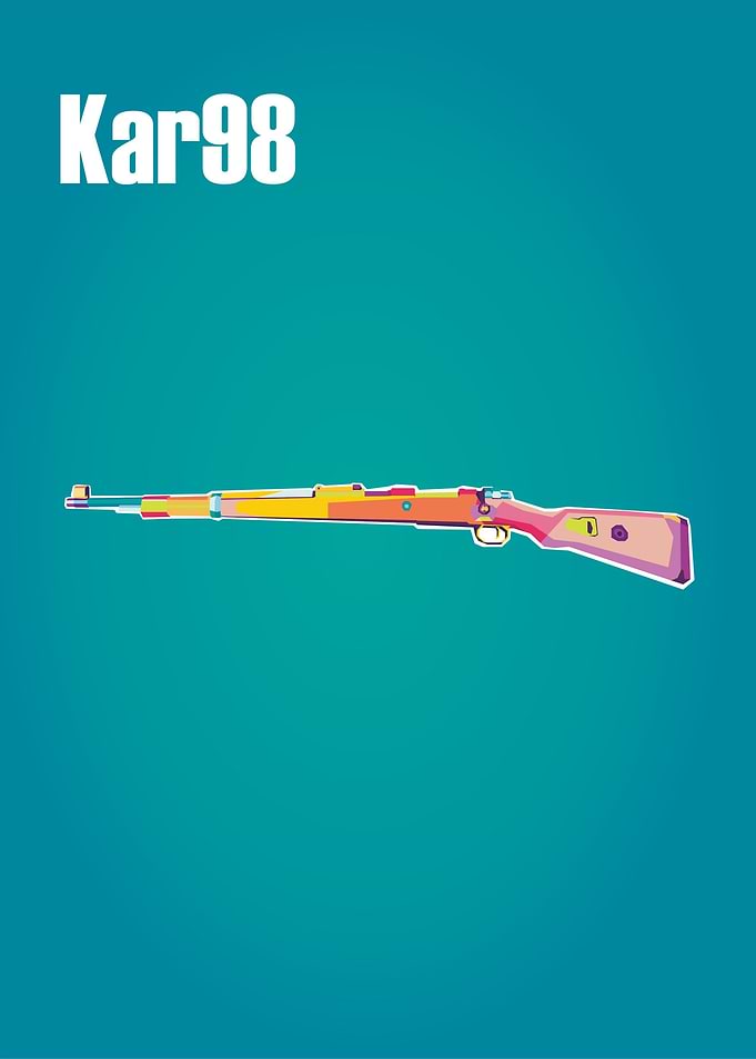Kar98k Pop Art Style