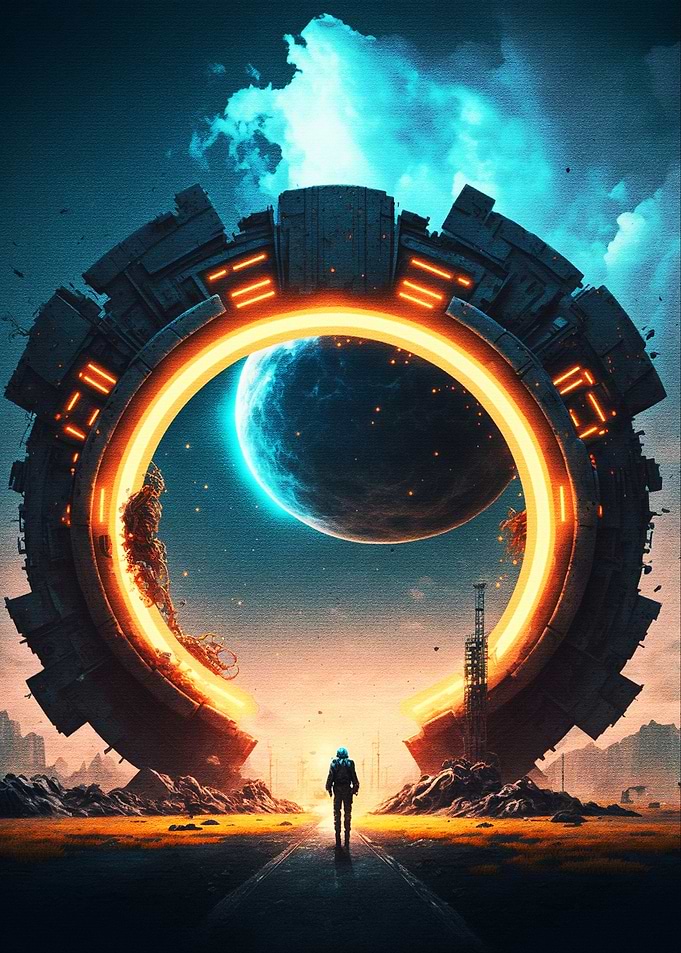 Portals in space