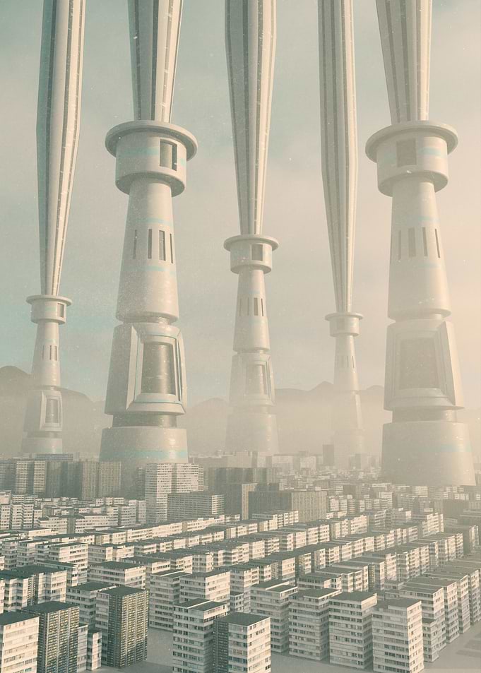 Weird City 3D Artwork