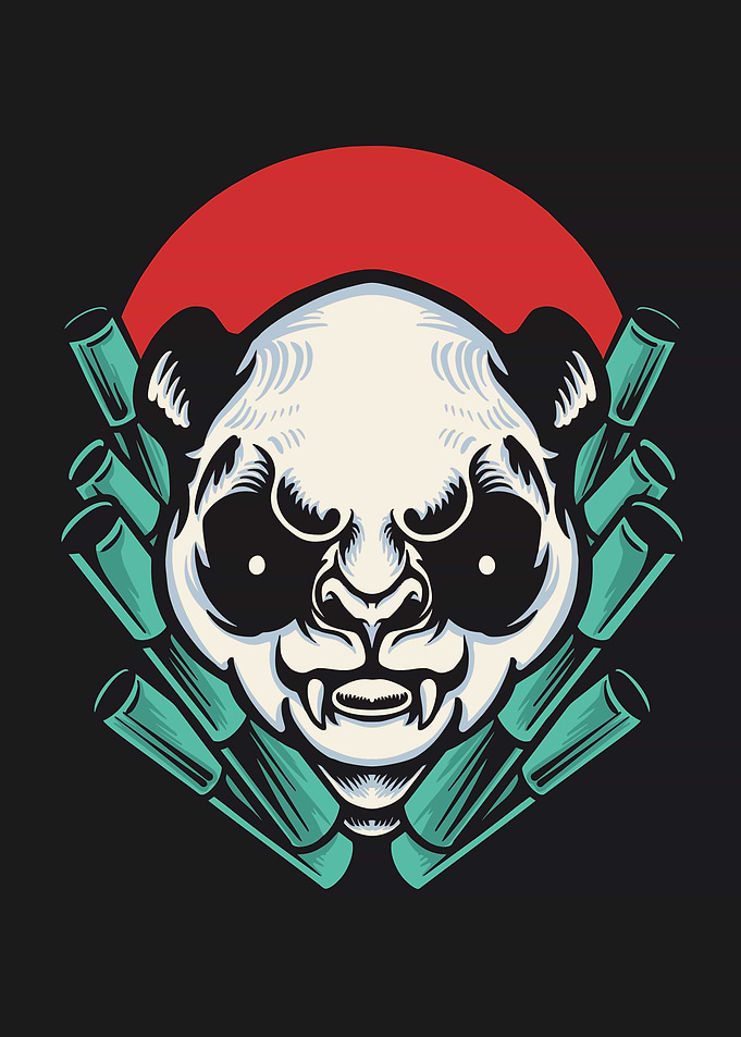 Panda head