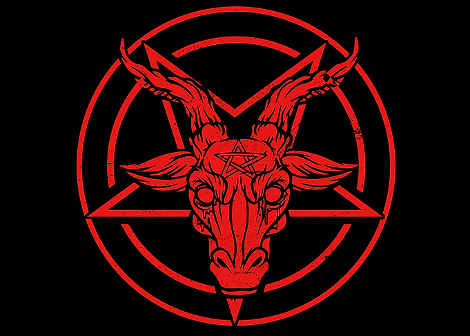 Satanic goat pentagram
