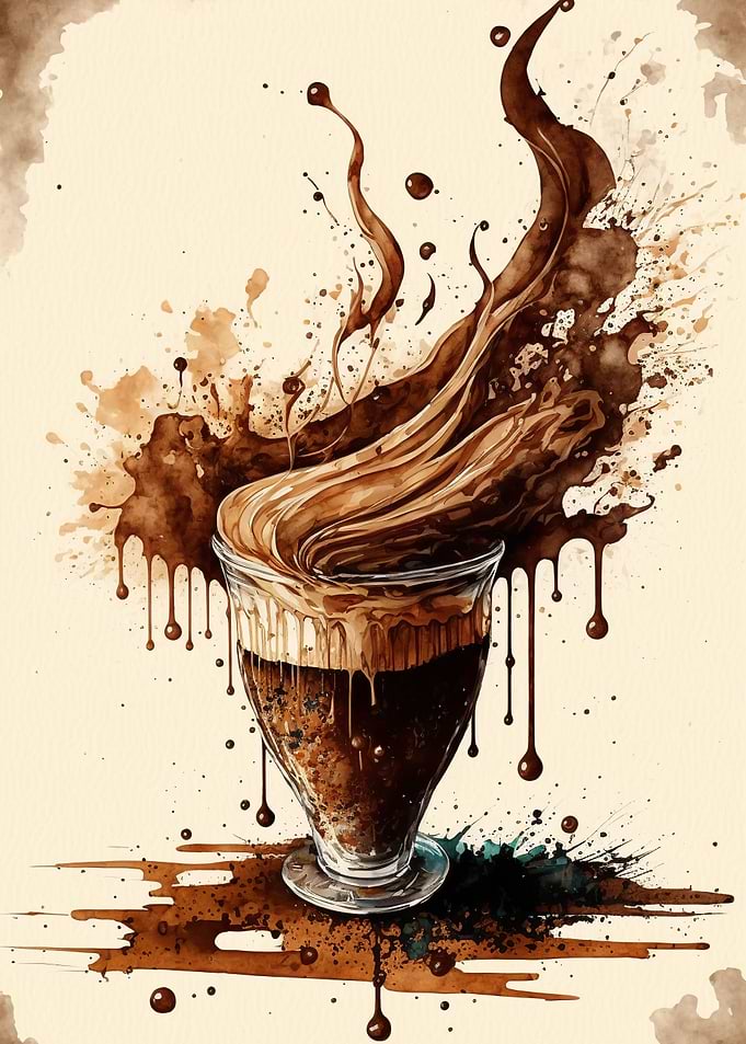 Coffee shop art