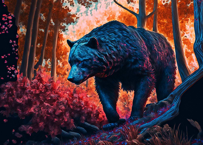 Black Bear Paintings