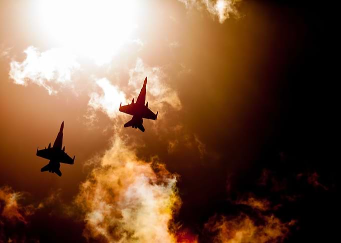 Jet Fighters in the Sky