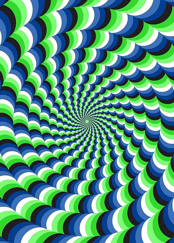 Spinning Spiral circles