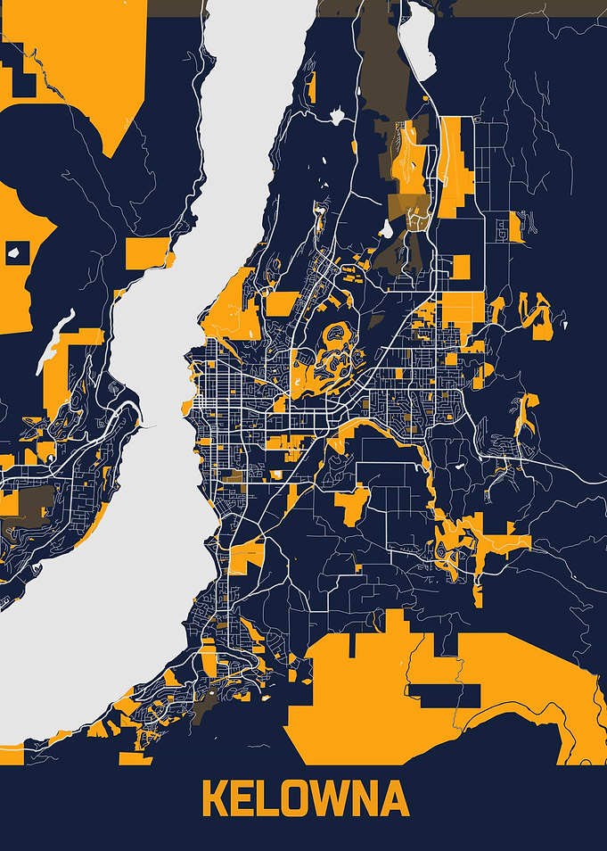 Kelowna City Map