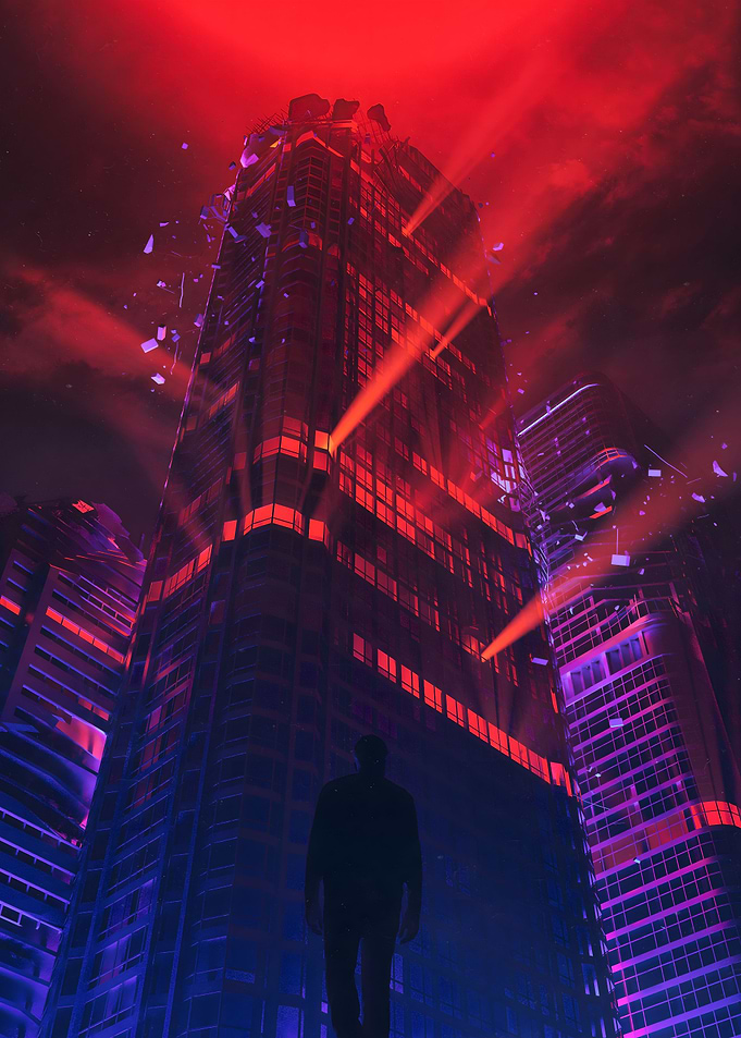 Cyberpunk Aesthetic City