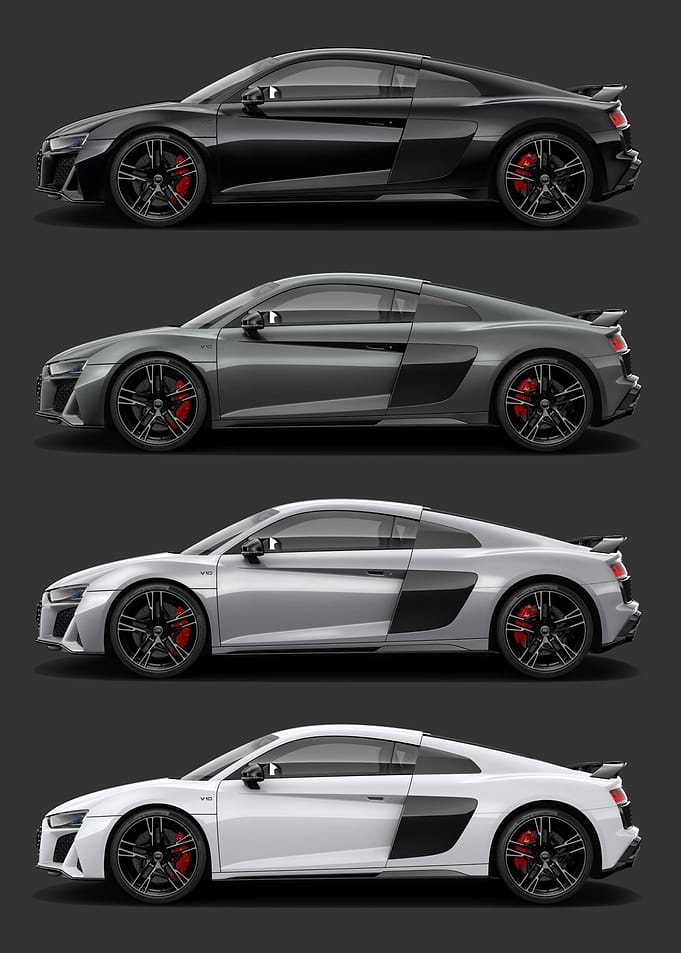 Audi R8 V10 dark grey