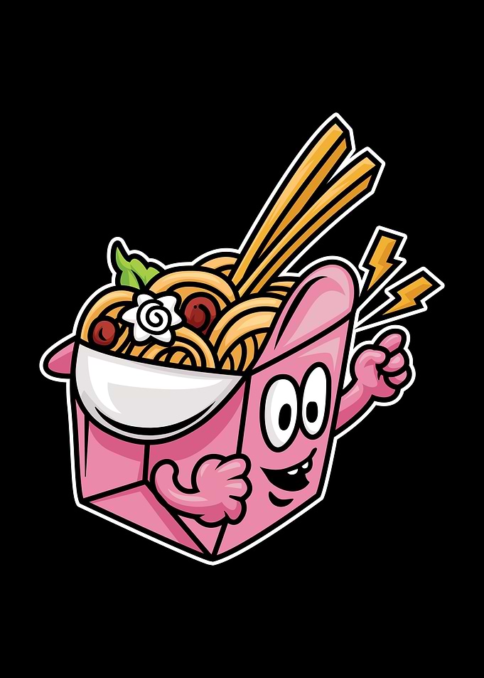 Food Character Noodle