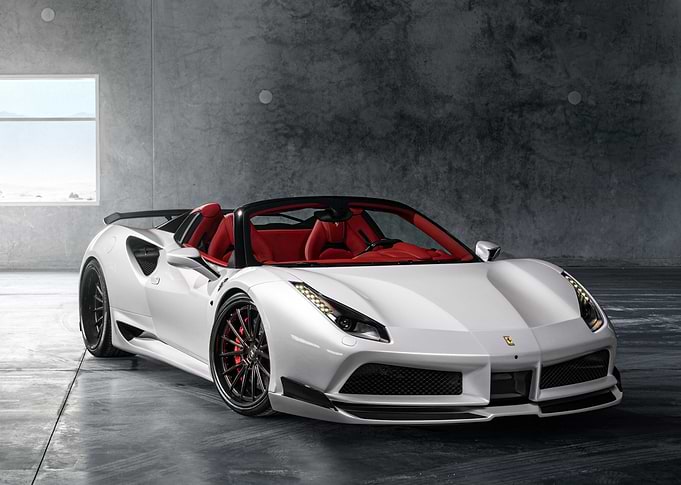 red white Ferrari