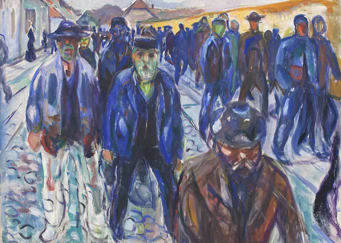 Workers on their Way Home