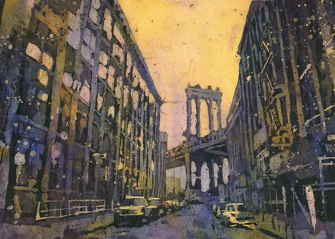 Brooklyn Bridge NYC art