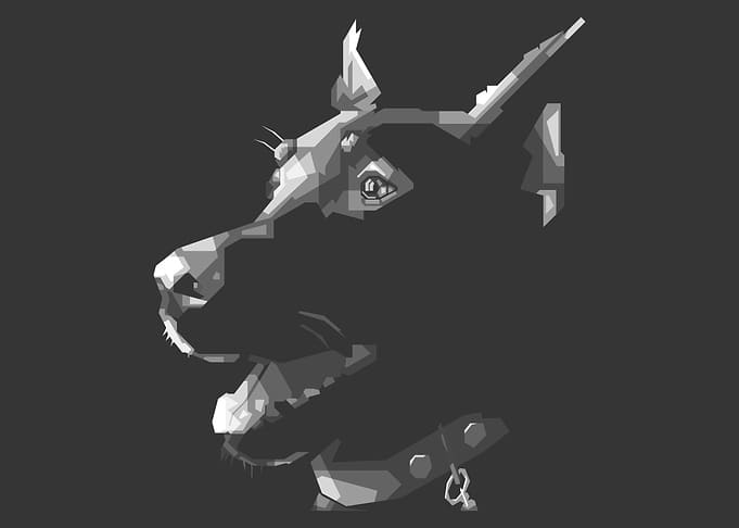Dog Poster Art WPAP
