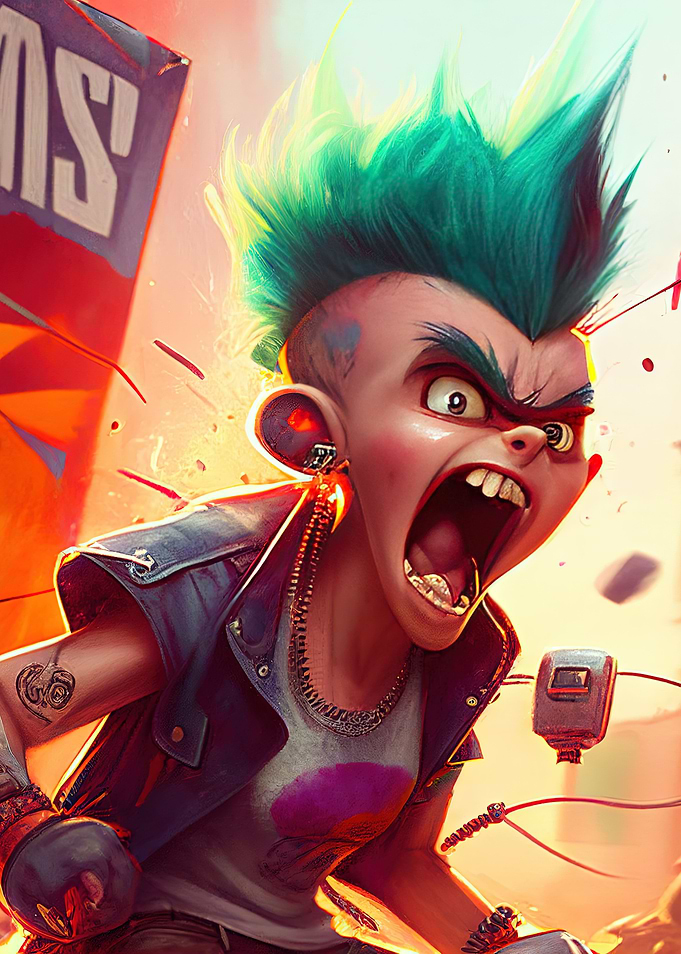 Punk Revival Pop Art