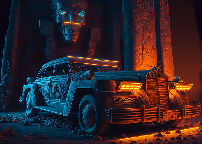 Ancient Old Classic Car
