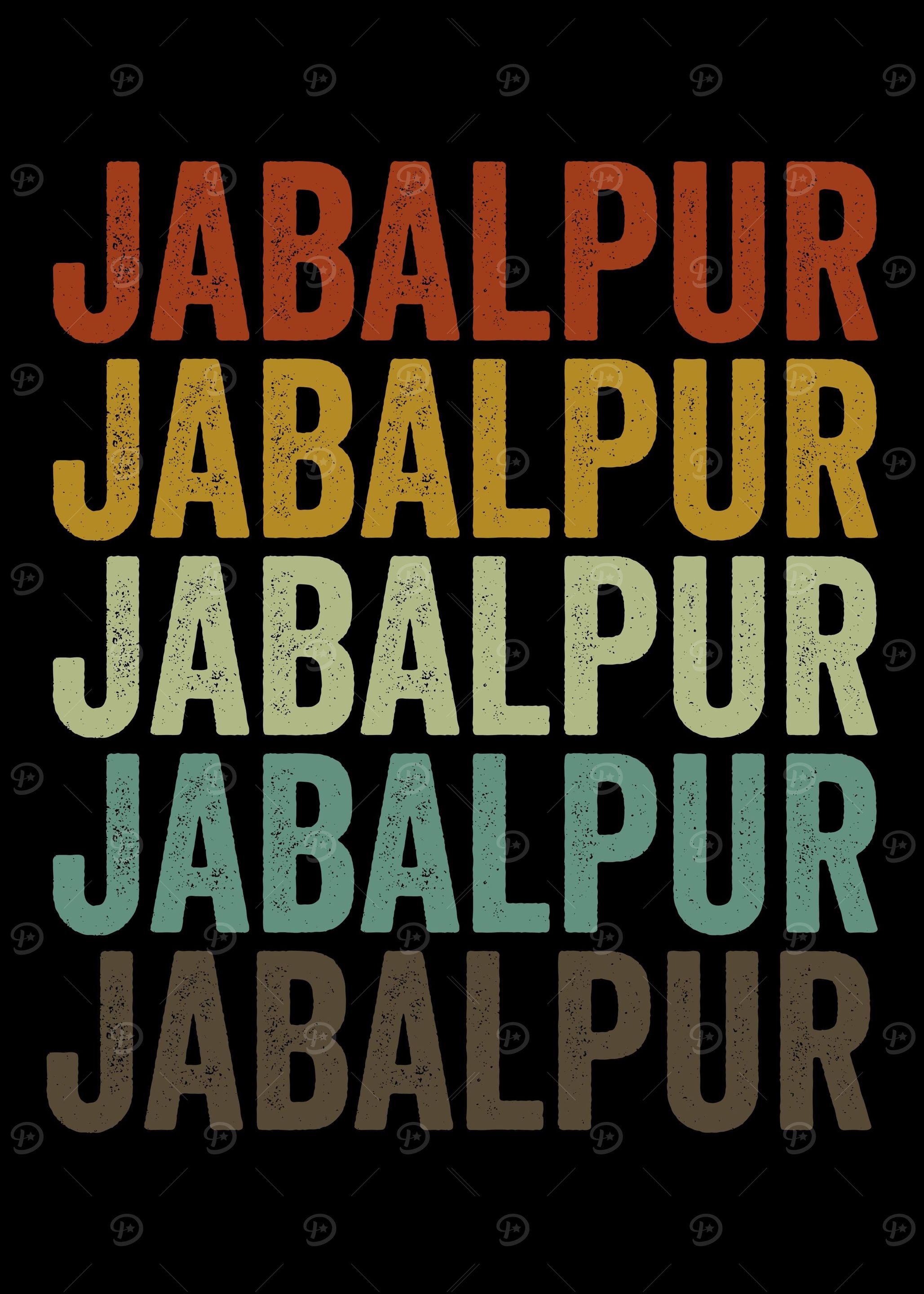 Jabalpur India Retro
