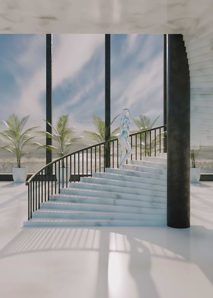Way Up 3D Surrealism Art