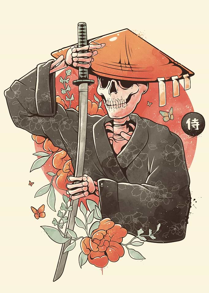 Samurai Skull