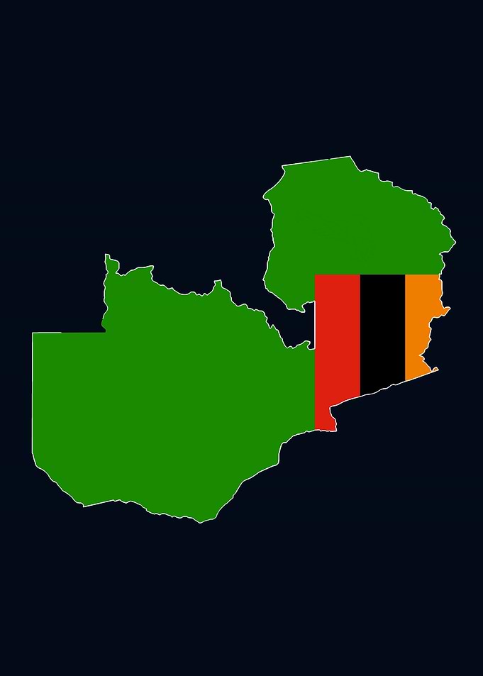 Zambia map