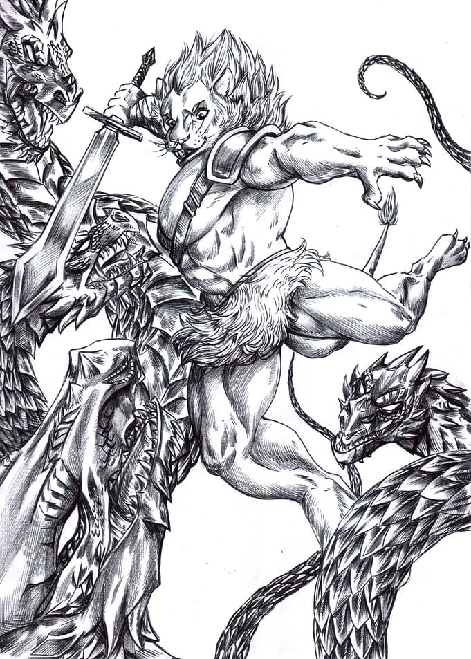 Slaying the Hydra BW