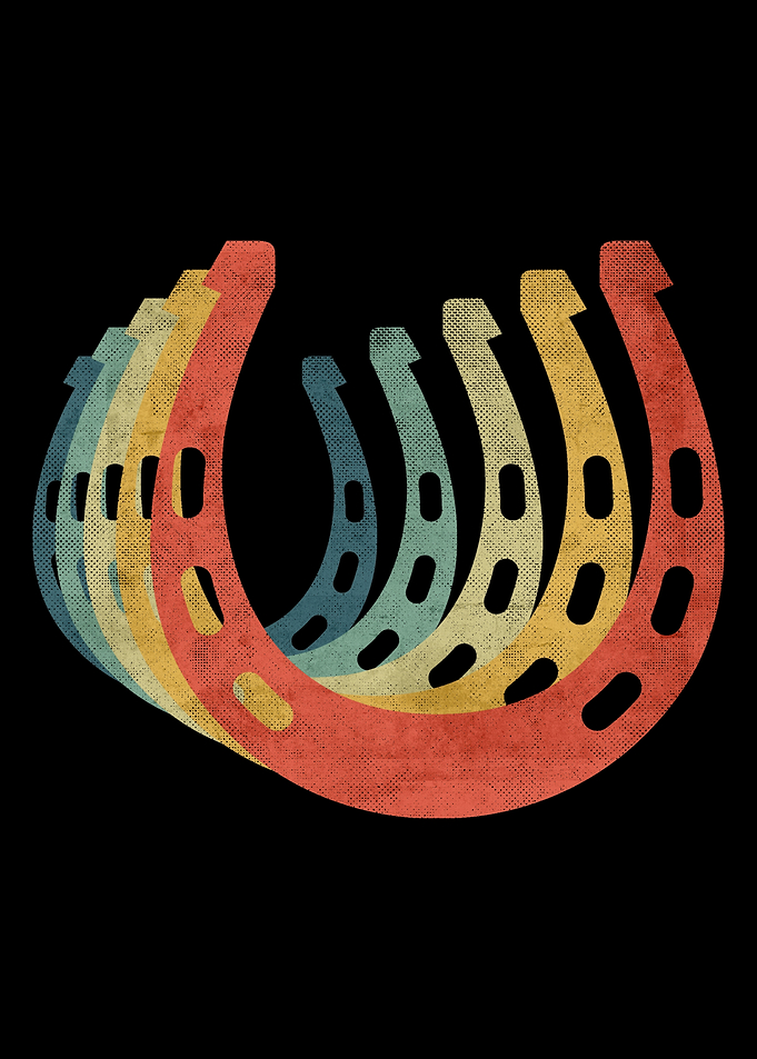 Horse Shoe Retro Vintage