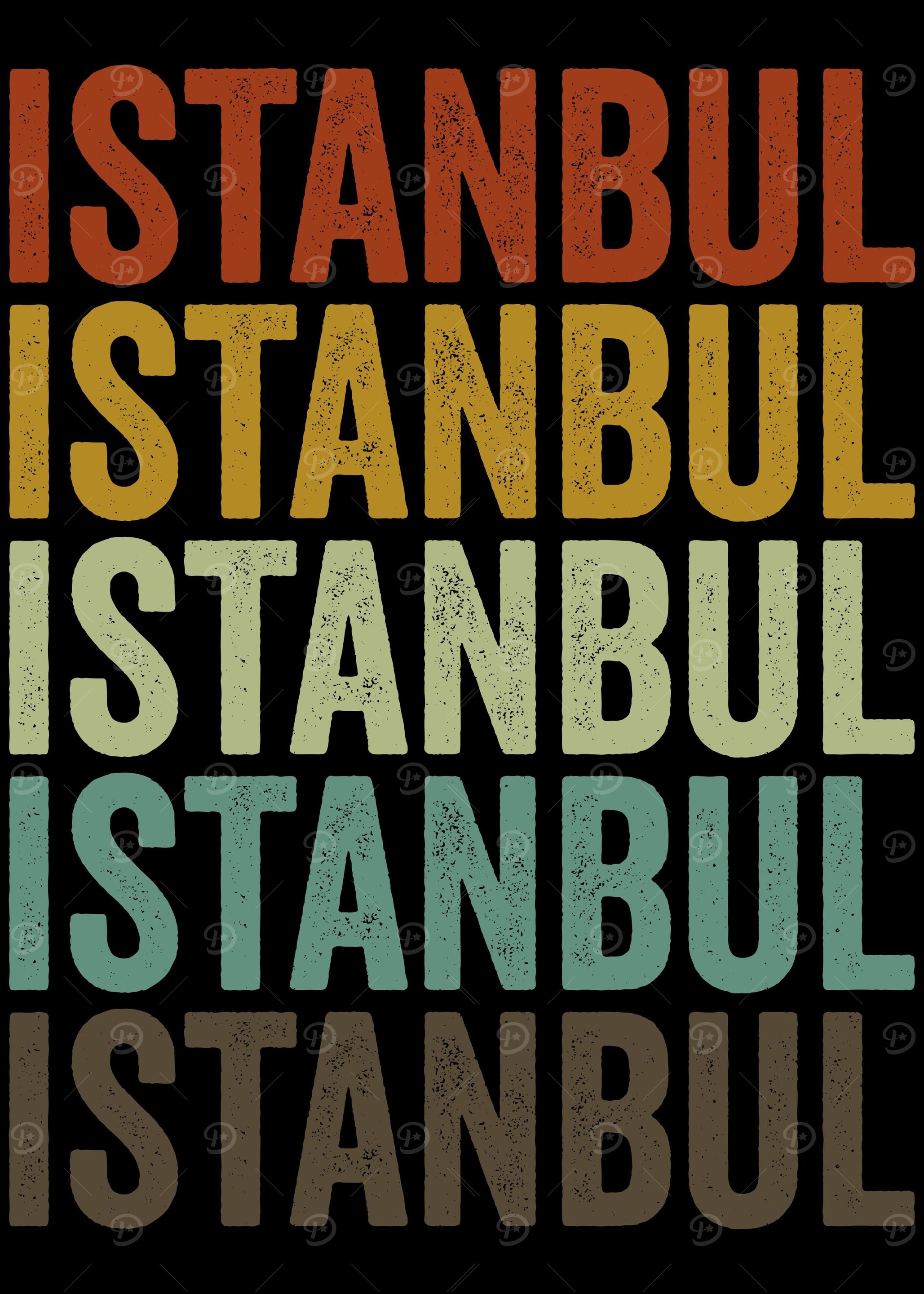 Istanbul Turkey Retro