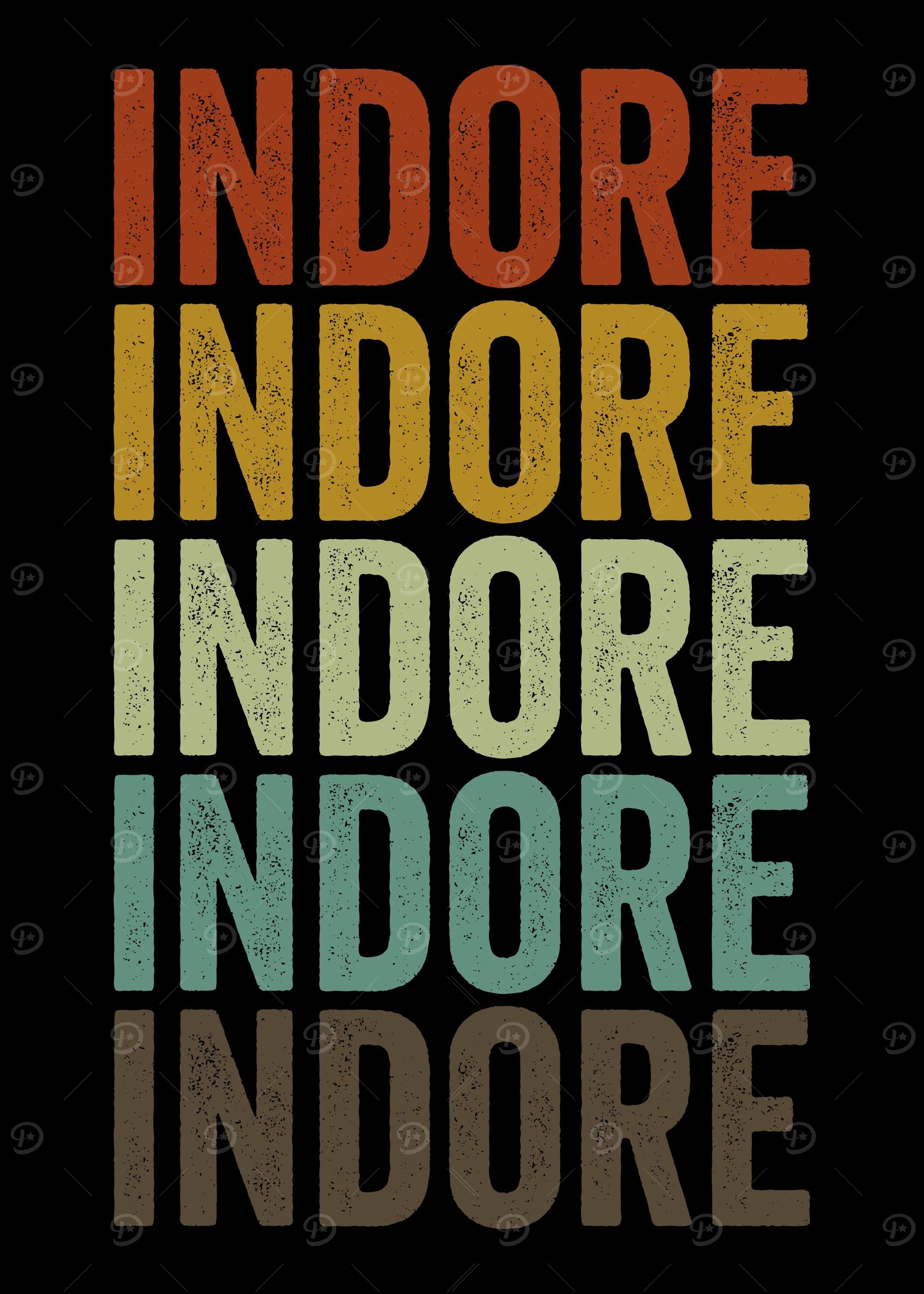 Indore India Retro Vintage