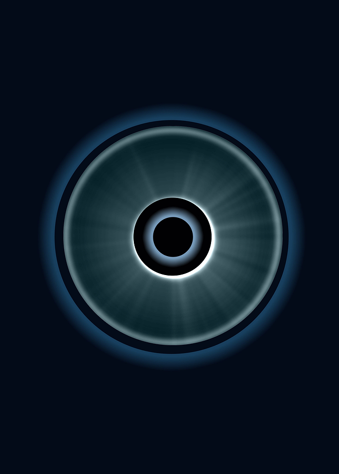 eye glow abstract