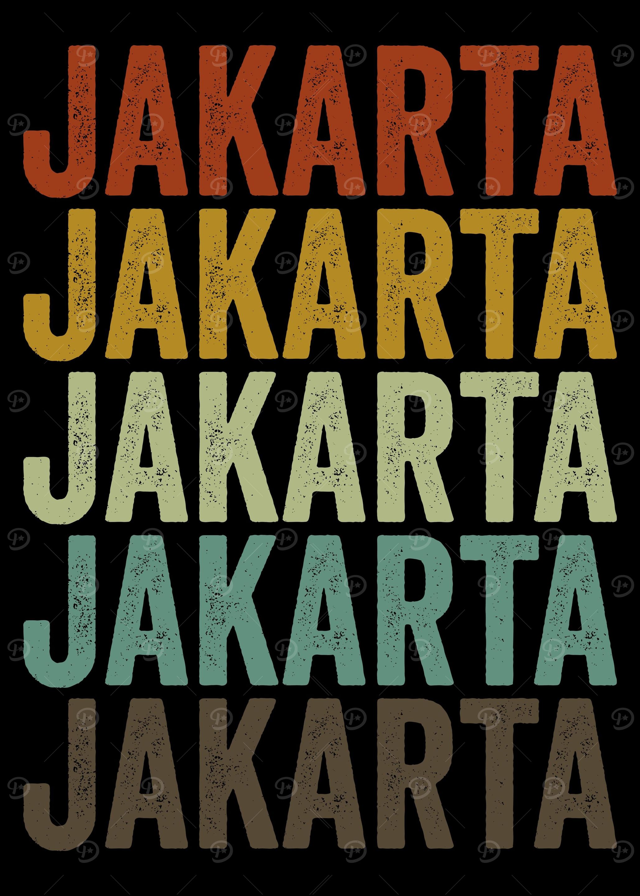 Jakarta Indonesia Retro