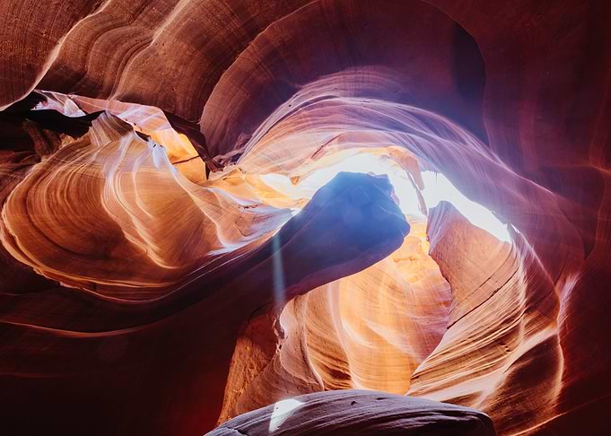 Nature abstract canyon