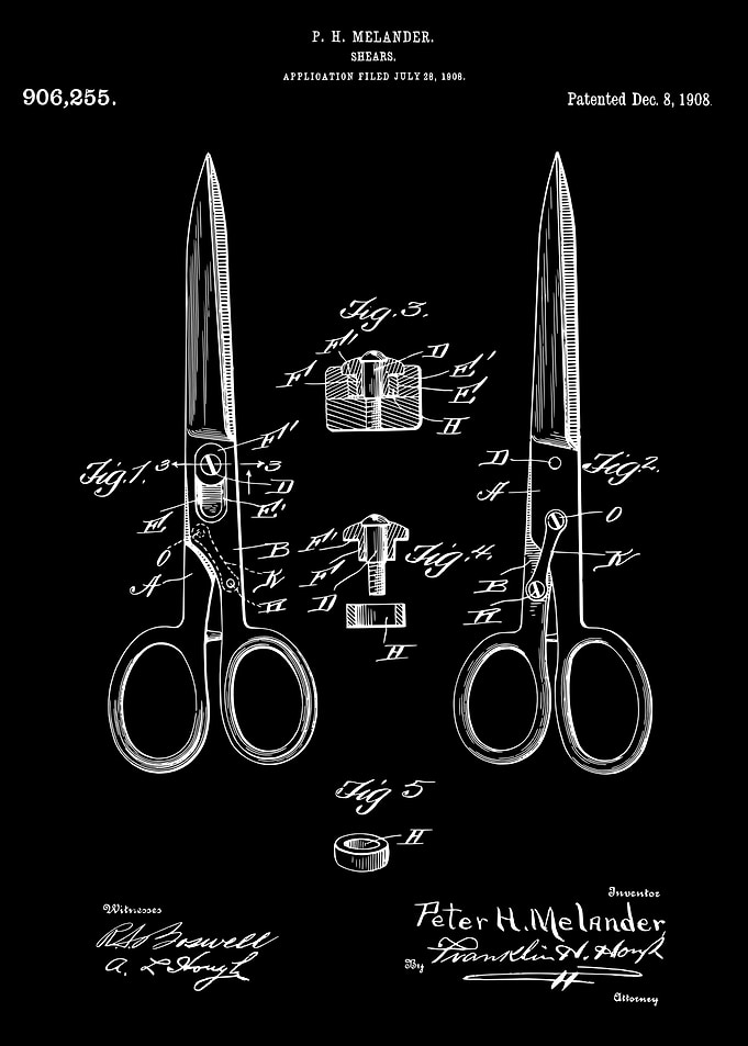 Shears patent
