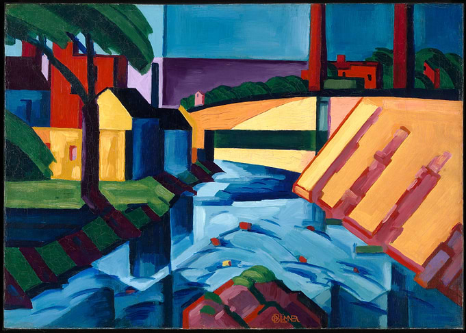 Abstract Evening Tones
