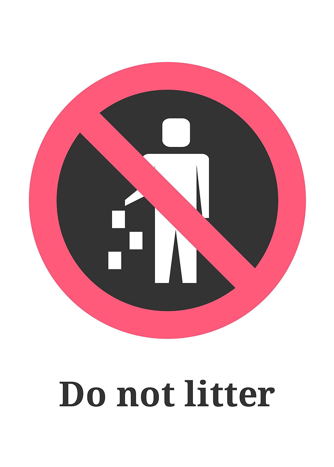do not litter