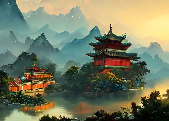 Chinese Vintage Landscapes