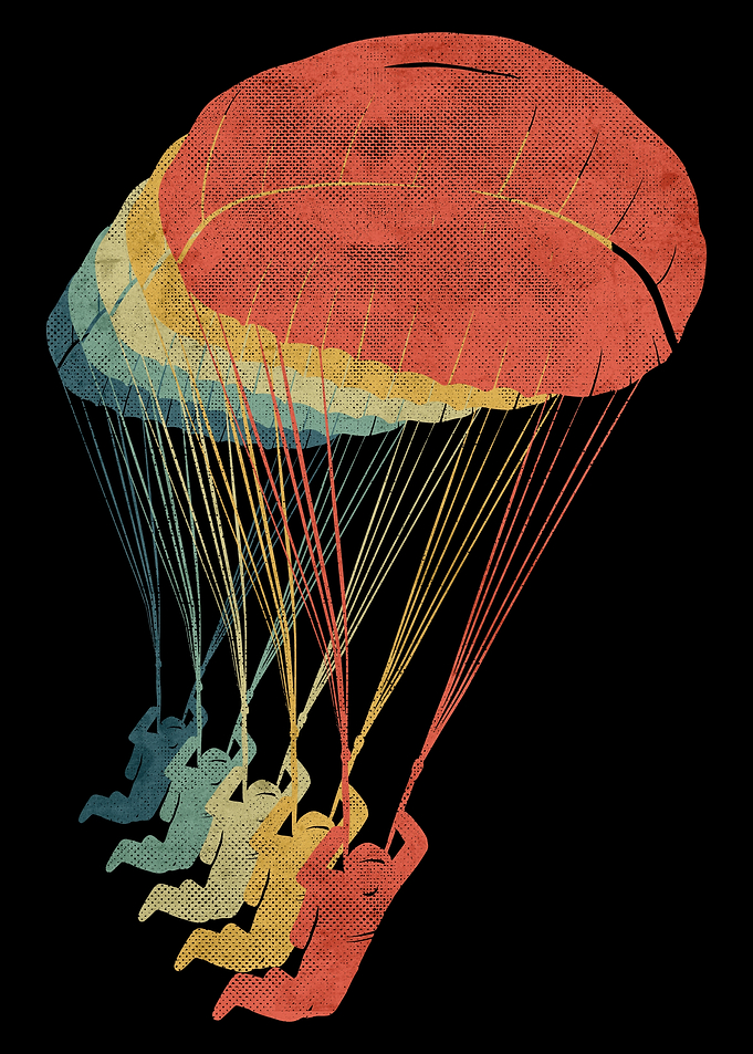 Parachute Retro Vintage