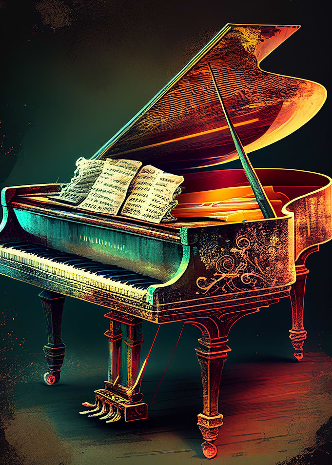 Piano Illustration