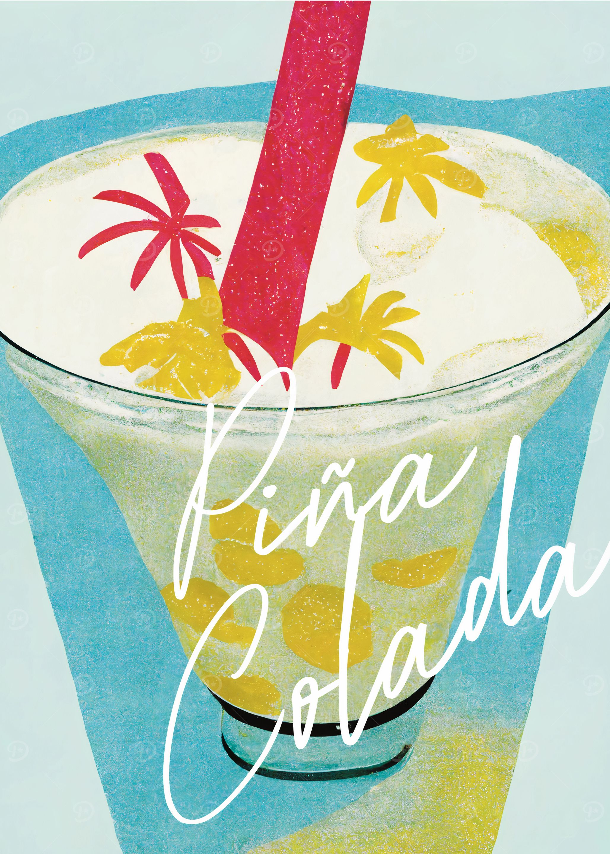 Pina Colada Blue Beach