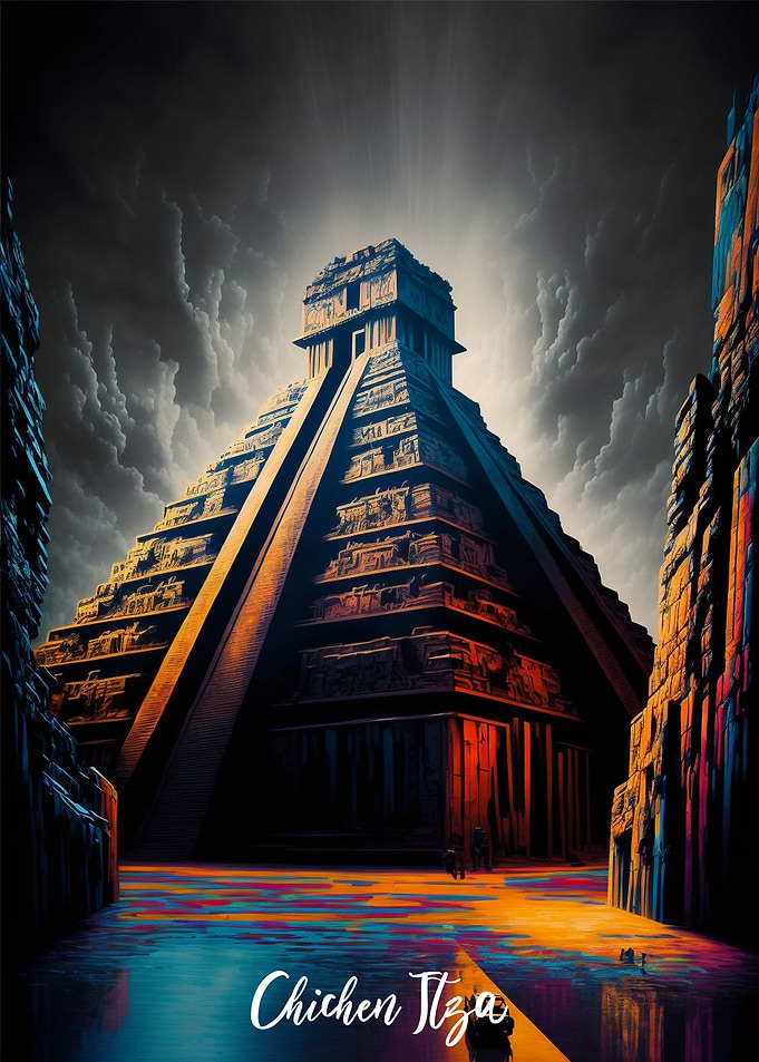 Artsy Chichen Itza 4