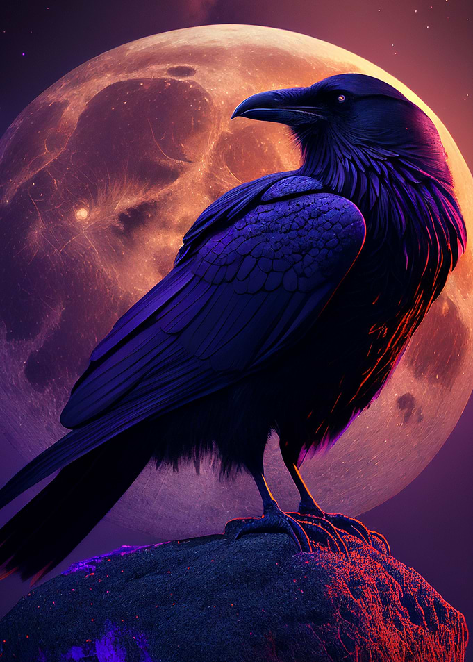 Raven Moon Night