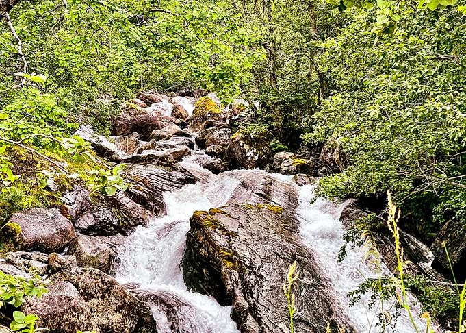Norway Trandal Waterfall