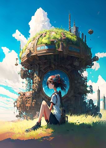 Solarpunk Wanderer