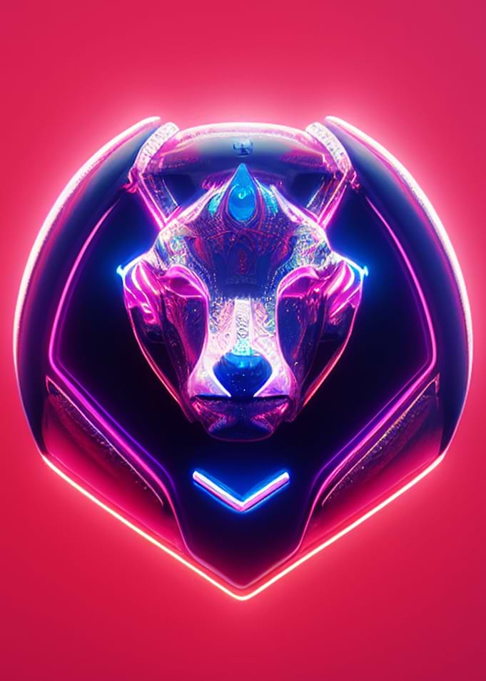 Vapor Wave Animal