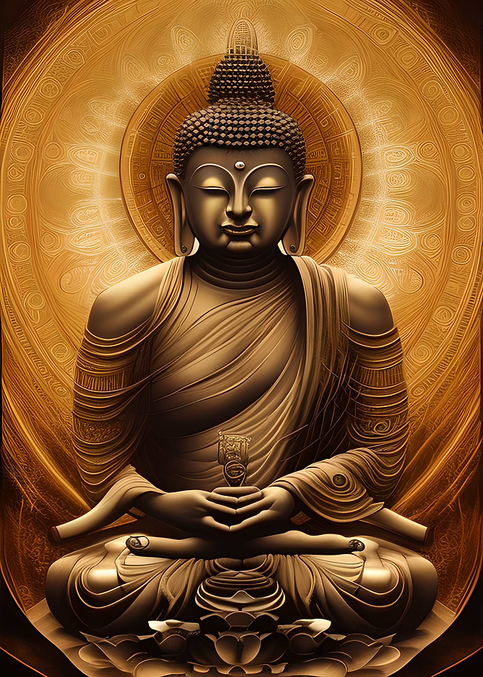 buddha gold statue