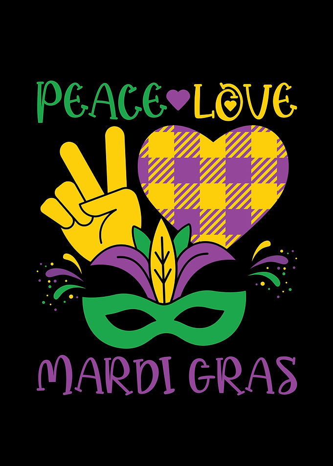Peace Love and Mardi Gras