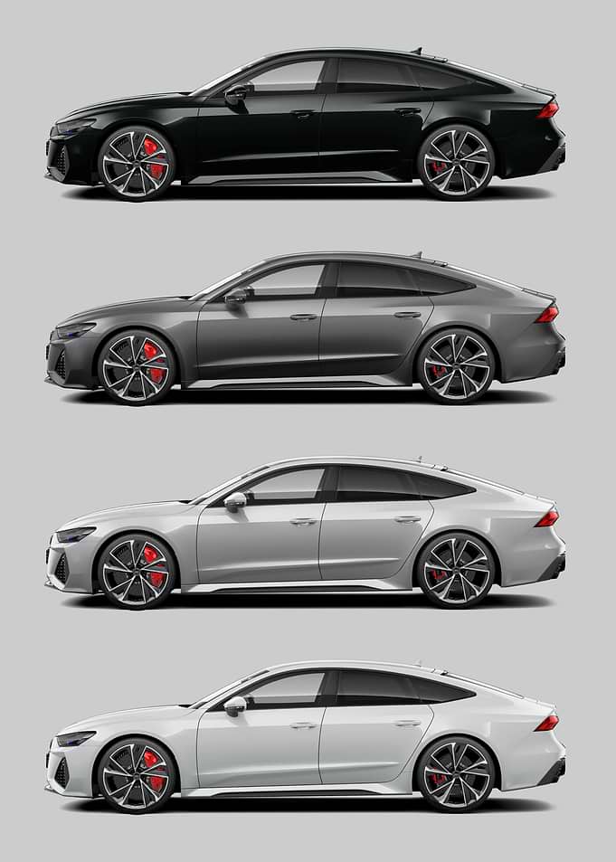 Audi RS7 Dark White