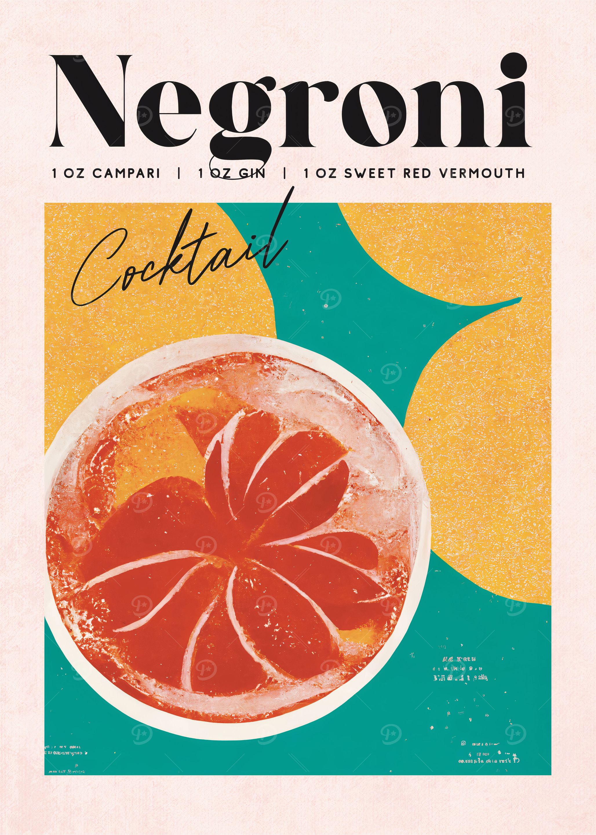 Negroni Pink Retro