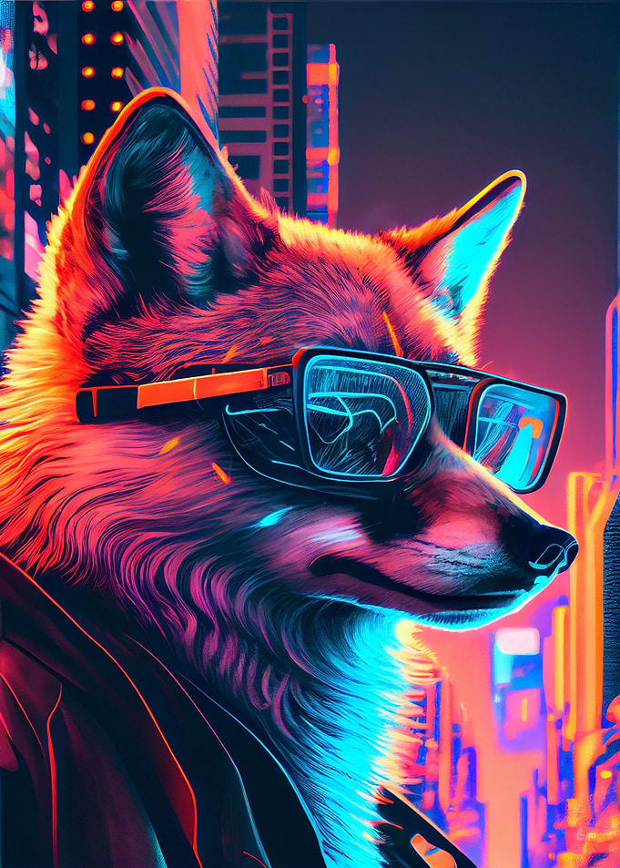 Cyberpunk Fox