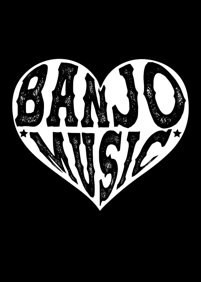 Bluegrass Music Gift Banjo
