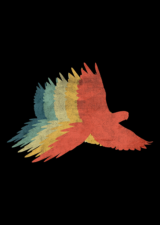 Parrot Retro Vintage