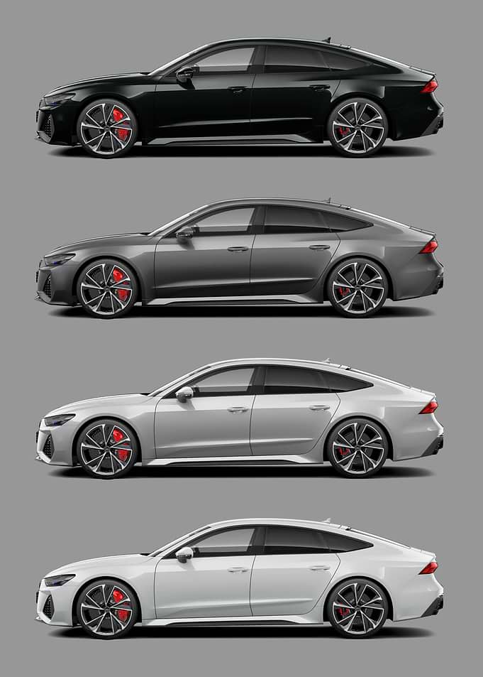 Audi RS7 Light Grey